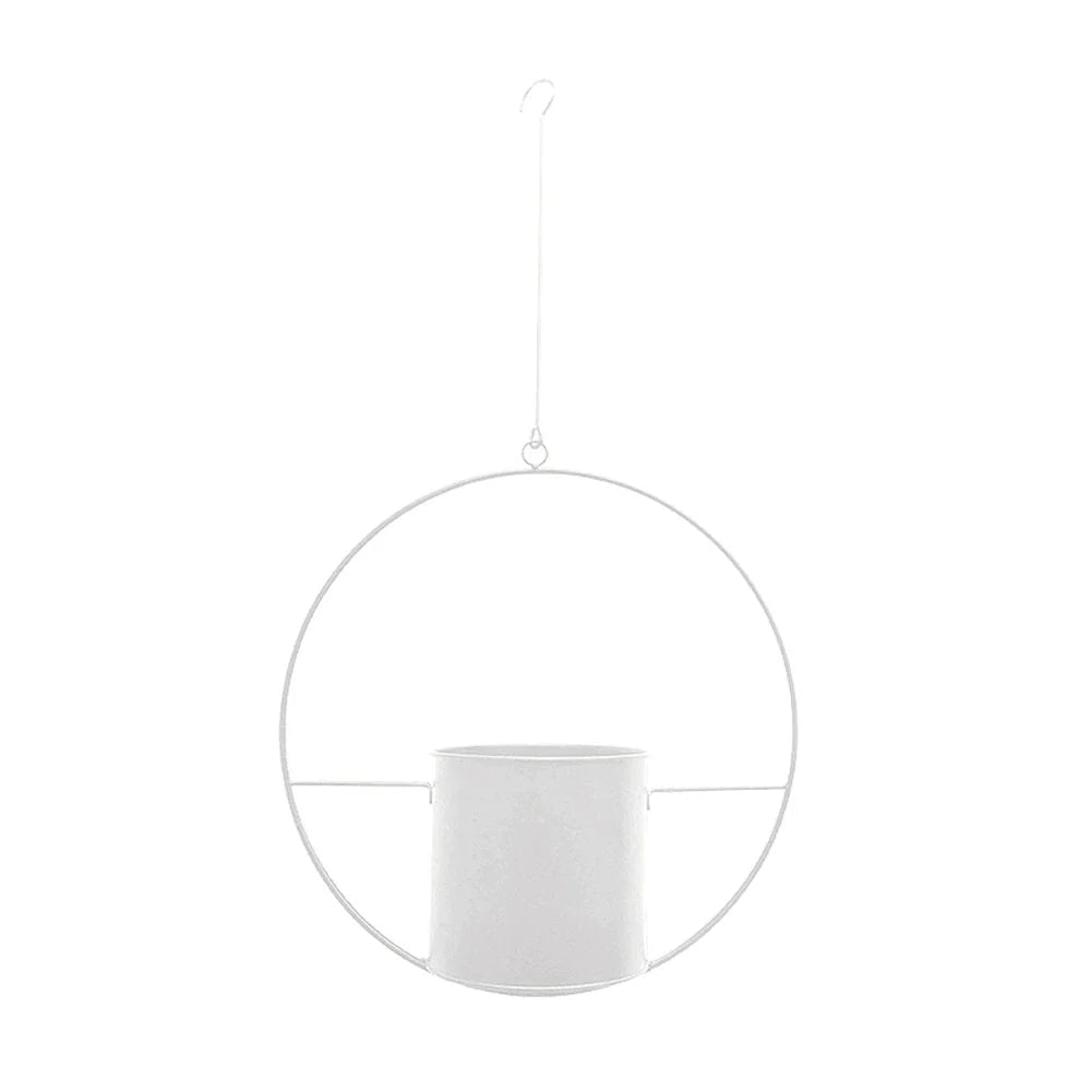Hanging Planter Metal With Chain Indoor & Outdoor