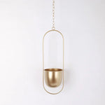 Hanging Planter Metal With Chain Indoor & Outdoor