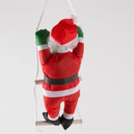 Hanging Santa Decoration 10 Inch Lifelike Indoor & Outdoor