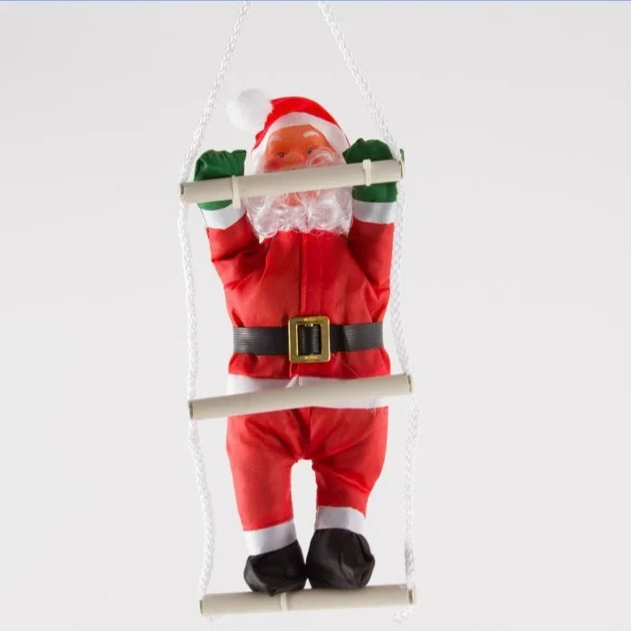 Hanging Santa Figure Realistic Indoor & Outdoor