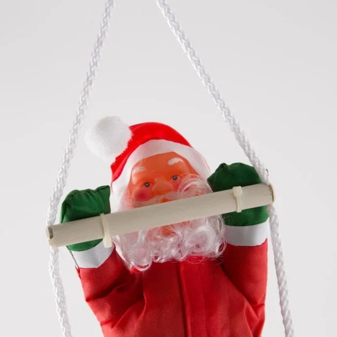 Hanging Santa Figure Realistic Indoor & Outdoor