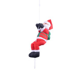 Hanging Santa Figurine Weather-Resistant Fabric Indoor & Outdoor
