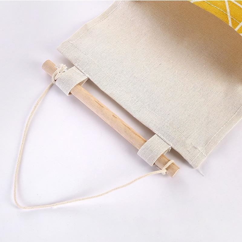 Hanging Storage Organizer Canvas 3-Section Foldable