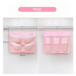 Hanging Underwear Organizer Reversible Multi-Pocket Oxford Fabric