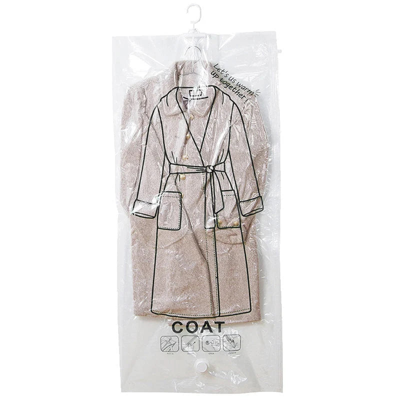 Hanging Vacuum Storage Bags Reusable Waterproof Dustproof