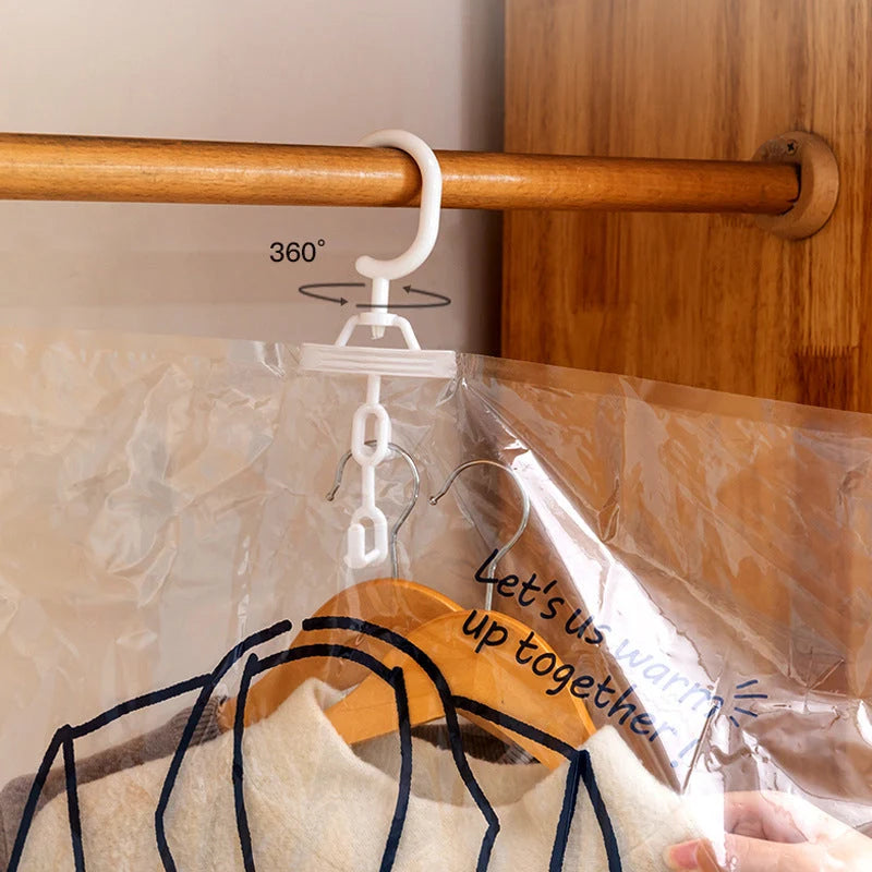 Hanging Vacuum Storage Bags Space-Saving Waterproof & Dustproof