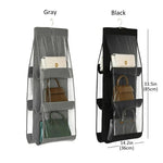 Hanging Wardrobe Organizer Metal Rotating Hanger Double-Sided Mesh