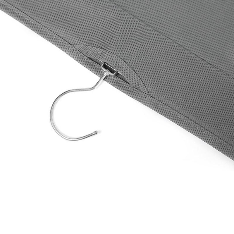 Hanging Wardrobe Organizer Metal Rotating Hanger Double-Sided Mesh
