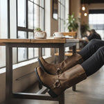 Harness Boots Slip-On Oil & Heat-Resistant Sole