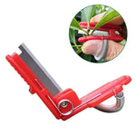Harvesting Knife Thumb-Mounted Stainless Steel Set of 6