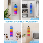 Hat Organizer Wall-Mounted Holds Up to 9 Hats Set of 2