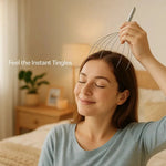 Head Massager Octopus-Style Flexible Prongs