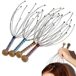 Head Massager Octopus-Style Flexible Prongs