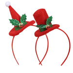 Headband Santa Hat Plant Motif Lightweight Flexible