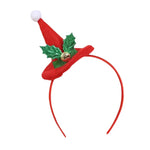 Headband Santa Hat Plant Motif Lightweight Flexible