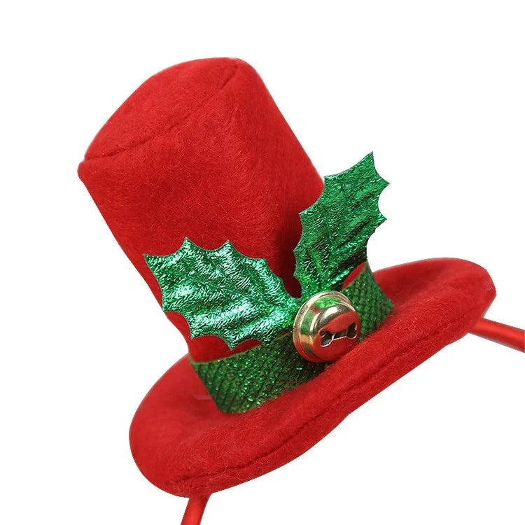 Headband Santa Hat Plant Motif Lightweight Flexible