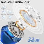 Hearing Aid Bluetooth Noise Reduction Rechargeable 25-Hour Battery