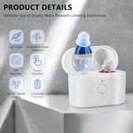 Hearing Aid Bluetooth Noise Reduction Rechargeable 25-Hour Battery