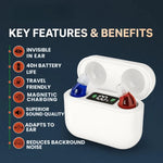 Hearing Aid Discreet In-Ear Rechargeable Clear Sound