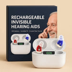 Hearing Aids Discreet In-Ear Rechargeable 3-Day Battery