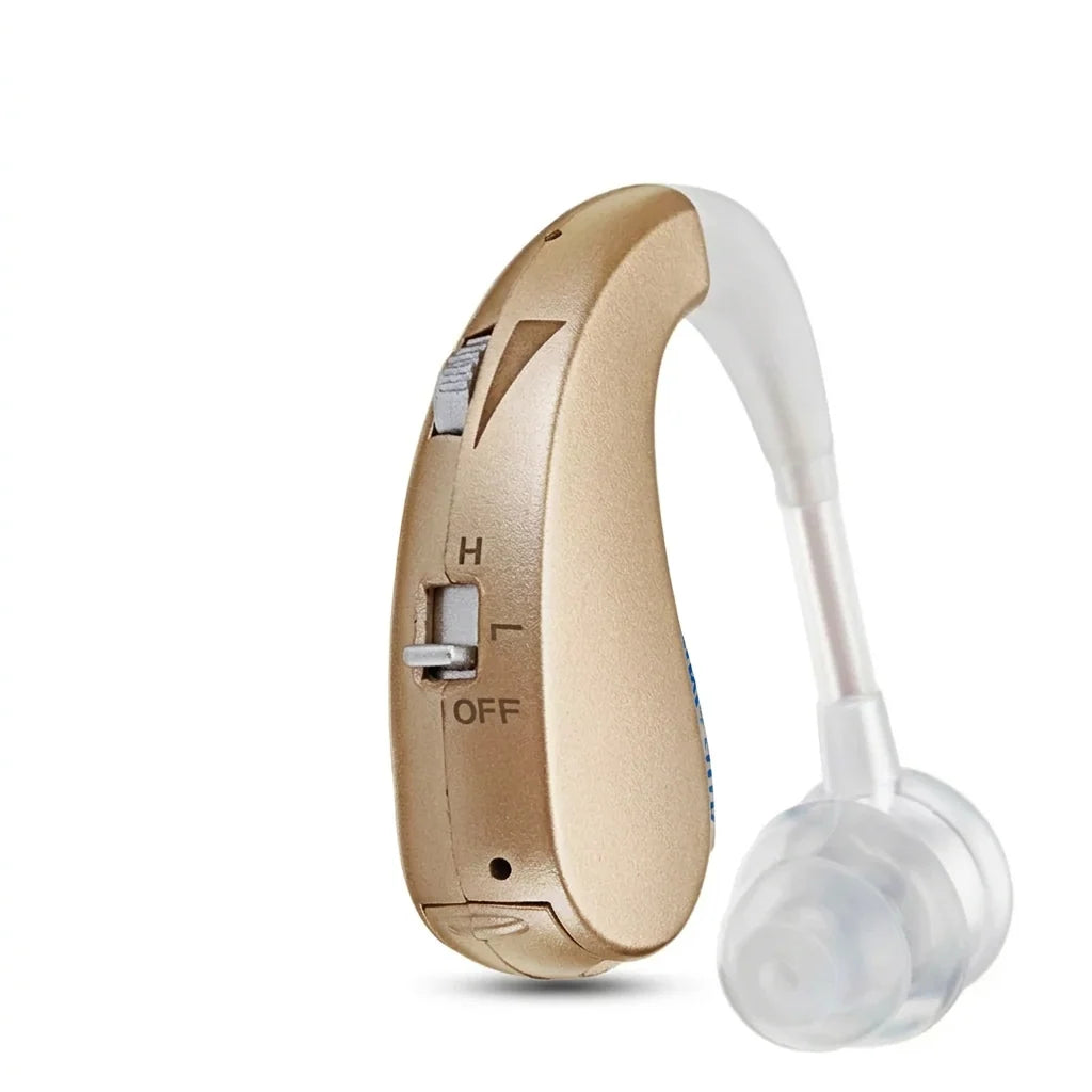Hearing Amplifier Rechargeable Wireless Streaming Manual Volume Control