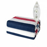 Heated Blanket Plush Fabric Adjustable Temperature Settings