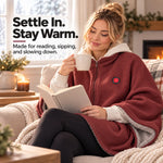 Heated Blanket Wearable Hands-Free Active Heating