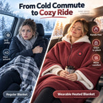 Heated Blanket Wearable Hands-Free Active Heating