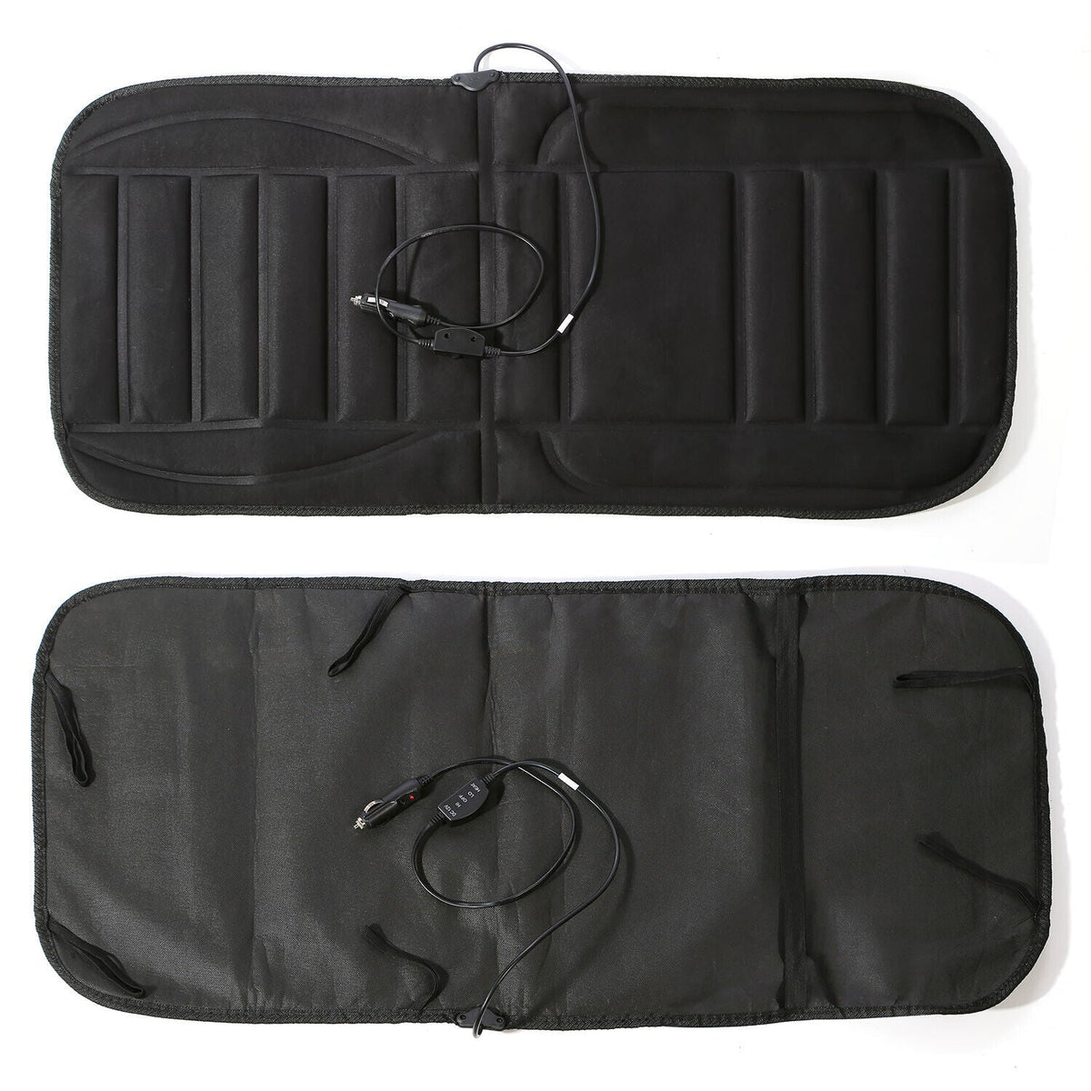 Heated Car Seat Cushion Seat & Back Fast Heating 12V Powered