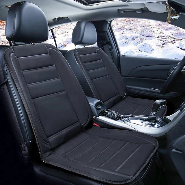 Heated Car Seat Cushion Seat & Back Fast Heating 12V Powered