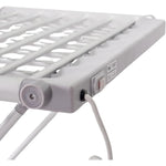 Heated Clothes Drying Rack Foldable Side Wings Aluminum Frame