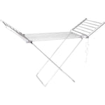 Heated Clothes Drying Rack Foldable Side Wings Aluminum Frame