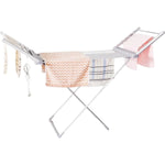 Heated Clothes Drying Rack Foldable Side Wings Aluminum Frame