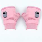 Heated Fingerless Gloves Adjustable Heat Settings Rechargeable