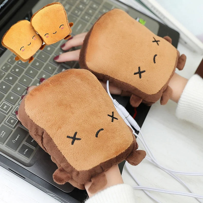 Heated Fingerless Gloves USB-Powered Acrylicitsiaq