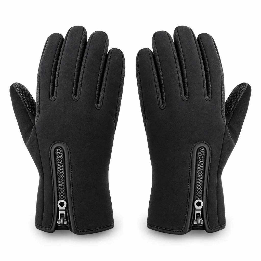 Heated Gloves Adjustable Heat Levels Touchscreen Fingertips Weather-Resistant