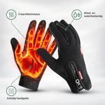 Heated Gloves Adjustable Heat Levels Touchscreen Fingertips Weather-Resistant