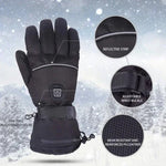 Heated Gloves Carbon Fiber Heating 8-Hour Battery