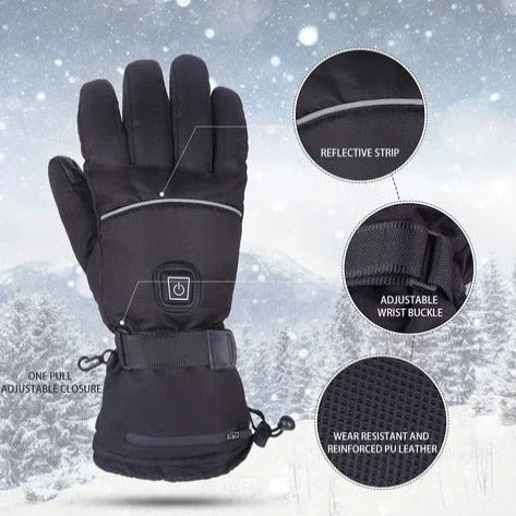 Heated Gloves Carbon Fiber Heating 8-Hour Battery