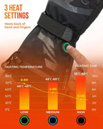 Heated Gloves Rechargeable Waterproof