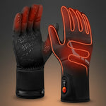 Heated Gloves Rechargeable Waterproof Windproof Touchscreen-Compatible