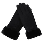 Heated Gloves Three Heat Settings Touchscreen Fingertips Plush Cuffs