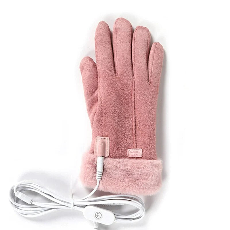 Heated Gloves Three Settings Touchscreen-Compatible Rechargeable