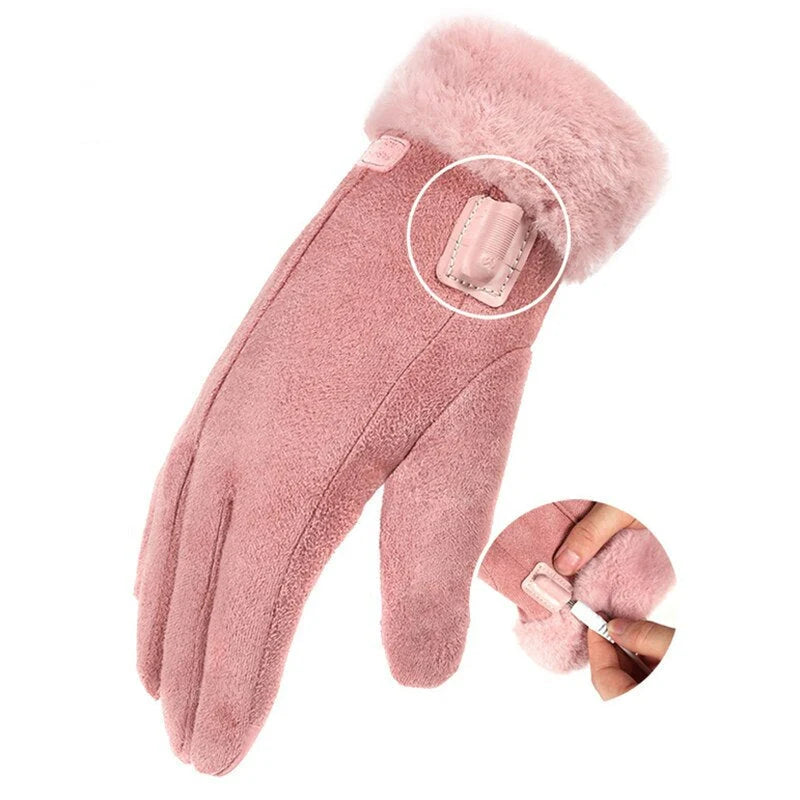 Heated Gloves Three Settings Touchscreen-Compatible Rechargeable