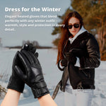 Heated Gloves USB Rechargeable Waterproof Touchscreen-Compatible