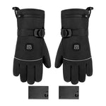 Heated Gloves Waterproof Touchscreen Compatible Anti-Slip Palms