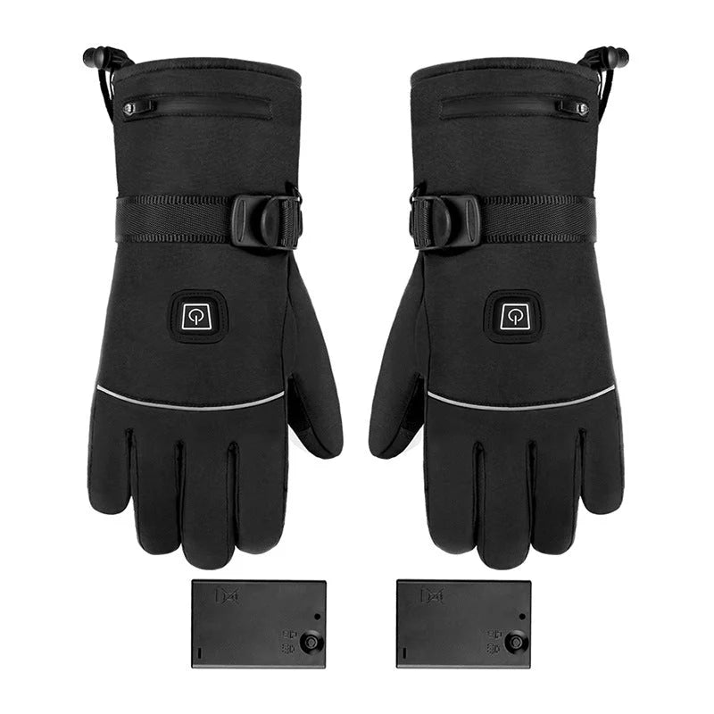 Heated Gloves Waterproof Touchscreen Compatible Anti-Slip Palms