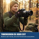 Heated Gloves Waterproof Windproof Touchscreen-Compatible