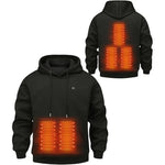 Heated Hoodie USB-Powered Five Heating Zones Adjustable Settings
