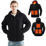 Heated Hoodie USB-Powered Five Heating Zones Adjustable Settings